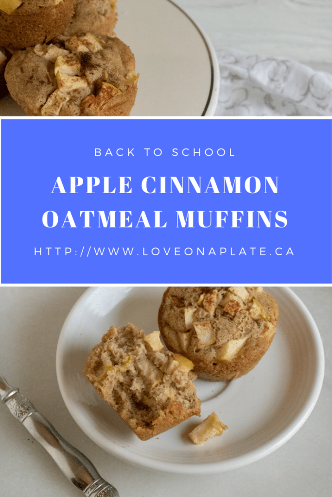Apple Cinnamon Oatmeal Muffins Love On A Plate