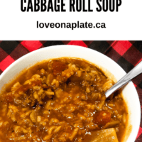 Unstuffed cabbage roll soup