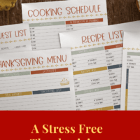 Free planner printable for thanksgiving day