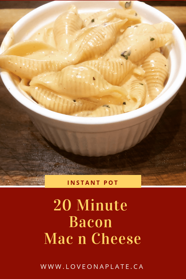 Instant Pot Bacon Mac and Cheese