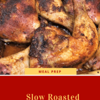 Slow Roasted Chicken on a sheet pan