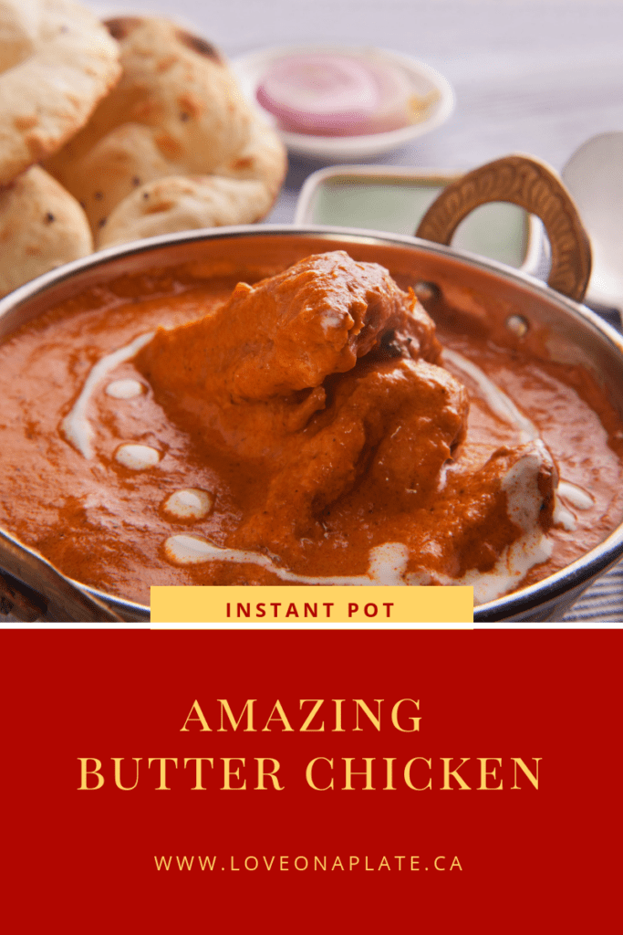 Butter chicken with naan