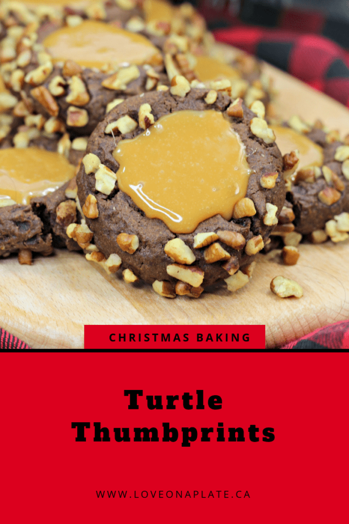 Turtle Thumbprint Cookies