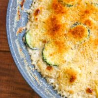 Garlic Thyme Squash Gratin