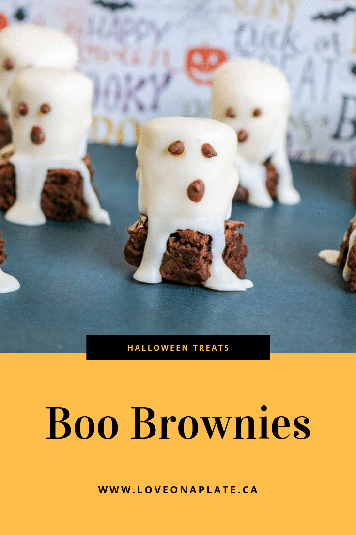 Easy Halloween Treat; Boo Brownies - Love On A Plate