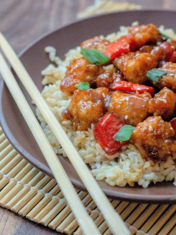 General Tso's Chicken Take out Fake out recipe.