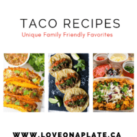 Meal Planning inspiration; Taco recipes for everyone