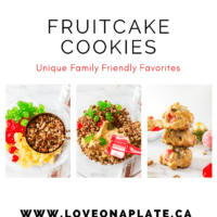 Fruitcake Cookie pin, with 3 process photos