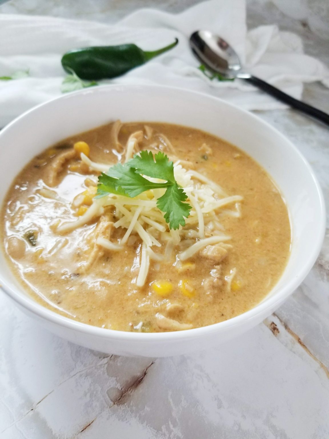 Instant Pot White Chicken Chili Love On A Plate Chicken